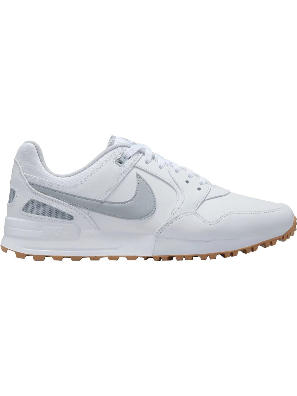 Nike White and Light Gray Men's Athletic Sneakers